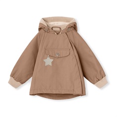 Mini A Ture beaver brown transitional jacket Wai cotton lining